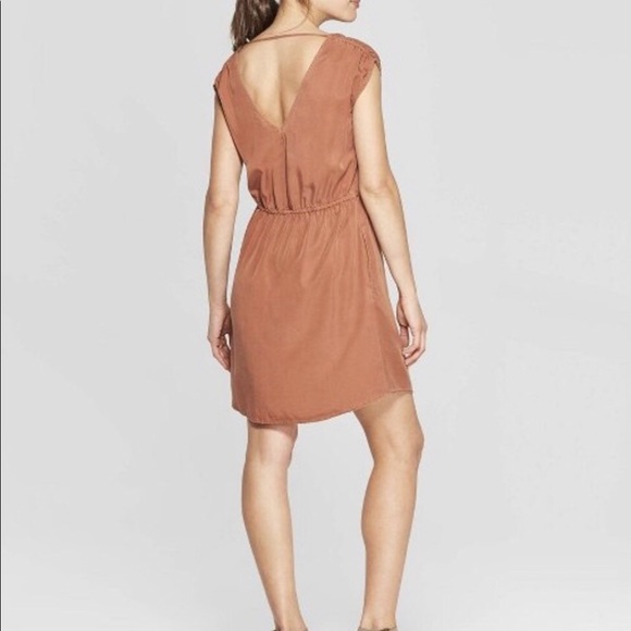 Universal Threads Burnt Orange Dress - Super Cute! - Picture 3 of 9